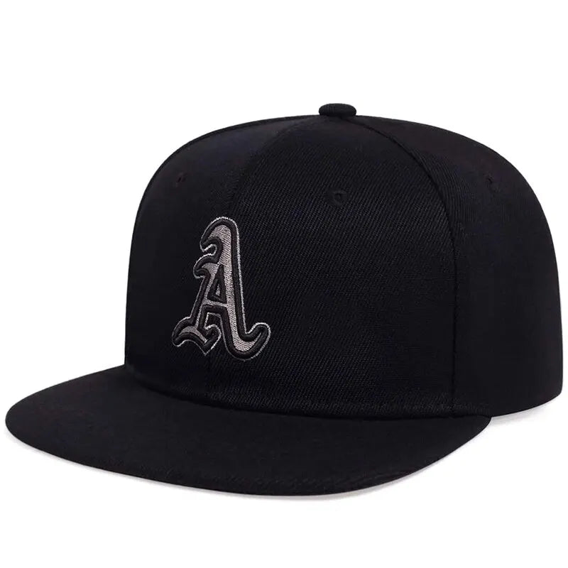 Unisex Gothic Alphabet Embroidery Hip-Hop Hats Outdoor Adjustable Casual Baseball Caps Sunscreen Hat
