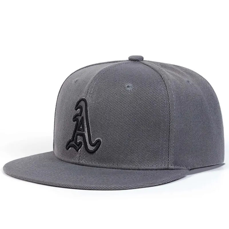 Unisex Gothic Alphabet Embroidery Hip-Hop Hats Outdoor Adjustable Casual Baseball Caps Sunscreen Hat