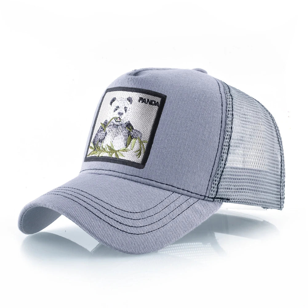 Fashion Baseball Cap with Cat Embroidery Patch Snapback Hip Hop Trucker Caps Men and Women Outdoor Streetwear Caps TMDHLM