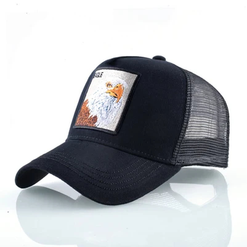 Embroidery Baseball Caps Men 2019 Eagle Snapback Hats for Women Fashion USA Hip Hop Bones Breathable Mesh Streetwear Trucker Cap