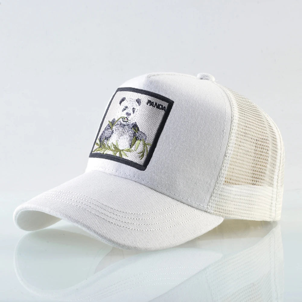 Fashion Baseball Cap with Cat Embroidery Patch Snapback Hip Hop Trucker Caps Men and Women Outdoor Streetwear Caps TMDHLM