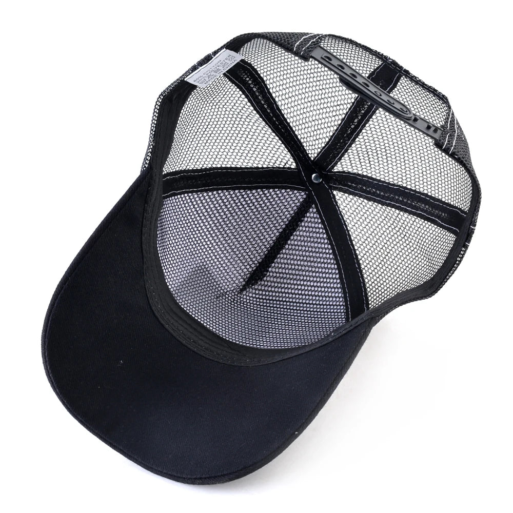 Summer Mesh Baseball Cap Women Solid Color Snapback Dad Hats Men'S Outdoor Breathable Visor Caps Unisex Streetwear Trucker Cap