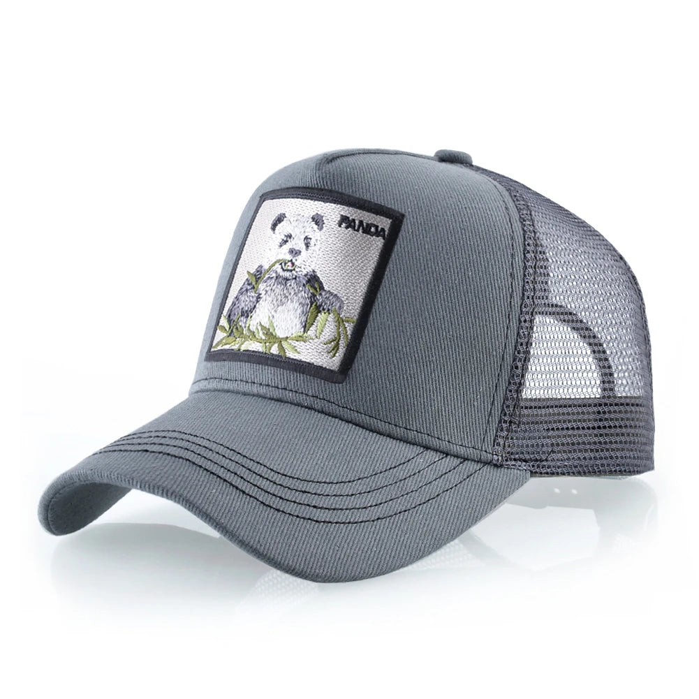 Fashion Baseball Cap with Cat Embroidery Patch Snapback Hip Hop Trucker Caps Men and Women Outdoor Streetwear Caps TMDHLM