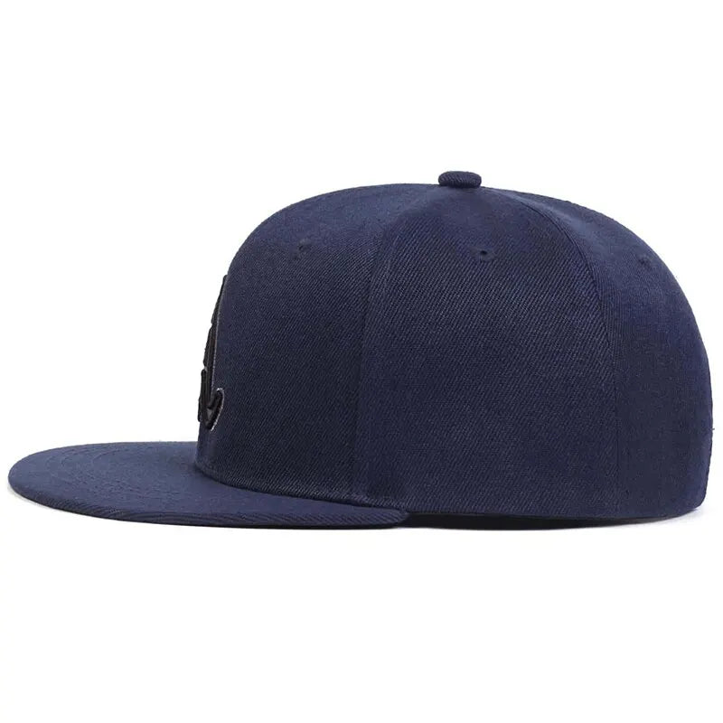 Unisex Gothic Alphabet Embroidery Hip-Hop Hats Outdoor Adjustable Casual Baseball Caps Sunscreen Hat