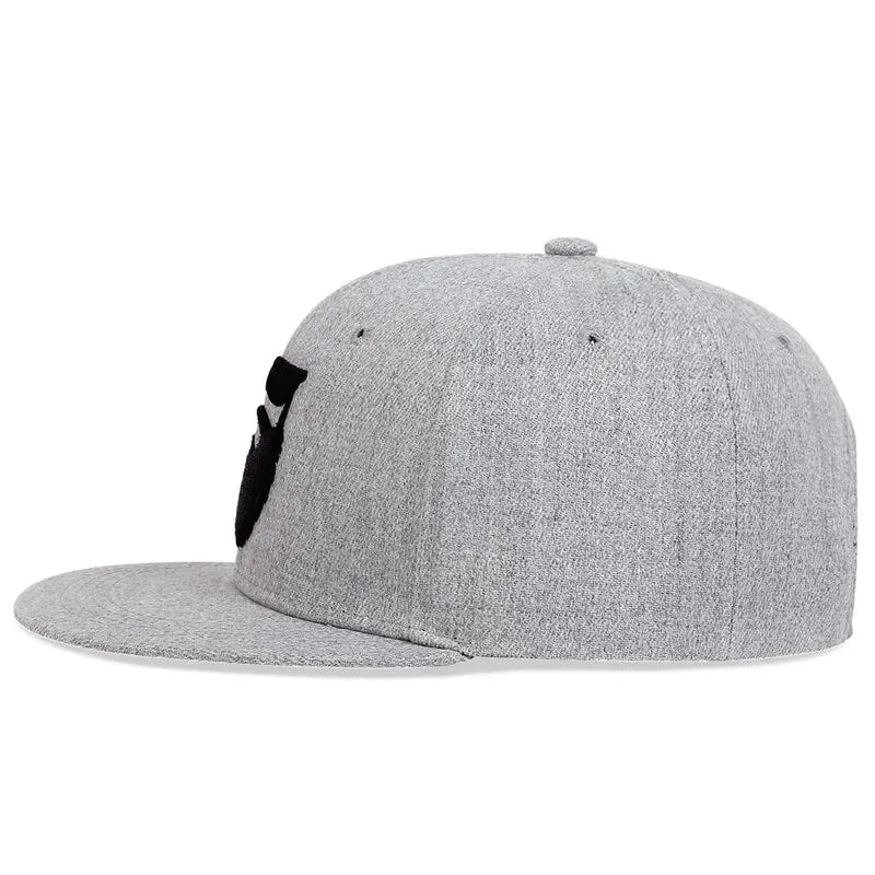 Unisex Uncle Beard Embroidery Hip-Hop Hats Outdoor Adjustable Casual Baseball Caps Sunscreen Hat