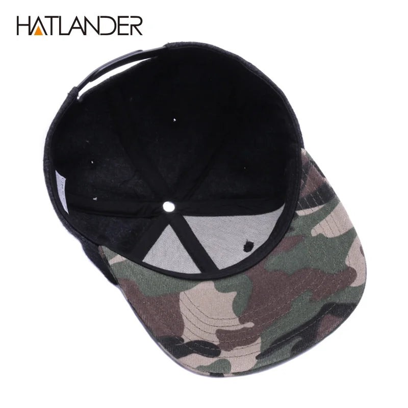 High Quality Wool Snapback Caps Plain Camouflage Baseball Cap and Hat Men Women Winter Hat Flat Brim Blank Hip Hop Cap