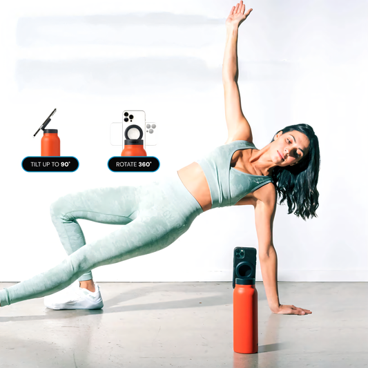 Botella de Acero Inoxidable con Soporte Magsafe para Teléfono